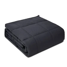 Weighted Blanket 12lbs Queen Size Dark Grey 60x80 Weighted Blankets for Adults