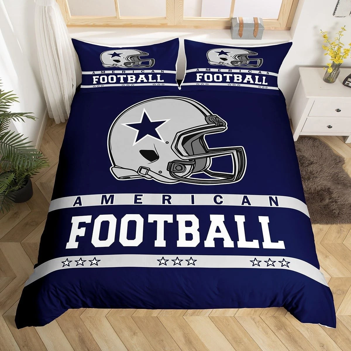 American Football Boys Bedding Set