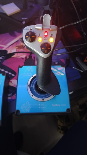 Saitek X45 Joystick Controller Schubcontroller PC Flugsimulator - Photo 17/20