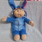 Cabbage Patch Kids 14in Soft Body Doll Blue  Costume Washable 1982
