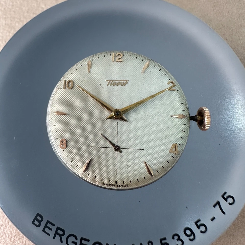 Movimento orologio Tissot funzionante + quadrante nido de ape e lancette orig. - Image 4 of 4