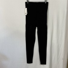 NEW Blanqi Black High Waist Belly Support Full Length Maternity Leggings Size XL