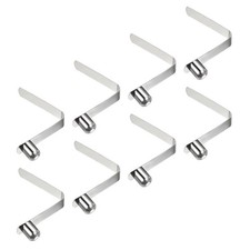 12x9.5mm Kayak Paddle Snaps, 8 Pack Pole Push Button Spring Clips Steel Solid...