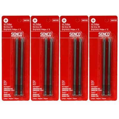 EA0122#2 Phillips Duraspin/Tyrex Bits (4-2 Packs)