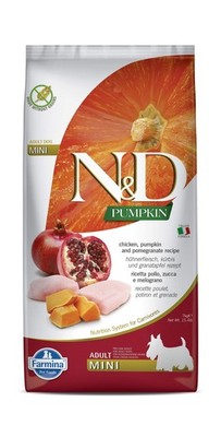 Farmina N&D Dog Dry Grain Free Pumpkin Mini Chicken & Pomegranate 15.4 Pounds