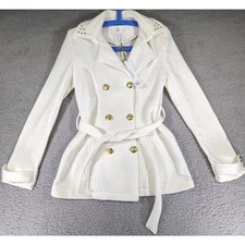 House of Harlow Womens Jacket Size XS Double Breasted Gold Button Minor Defect