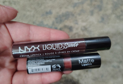 NYX Professional Makeup Liquid Suede Cream Matte Lipstick + Matte Lipstick 2pc