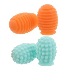 2 Pairs Drumstick Dampeners Tips End Covers Tool