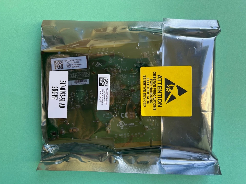 Dell Chelsio T540-BT 4Port 10GbE BASE-T PCIe 3.0x8  4xPort RJ-45 Adapter 02RGPF - Bild 4 von 4