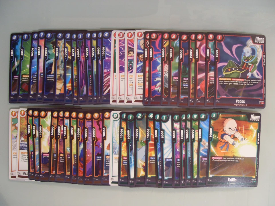 Dragon Ball Super Card Game Fusion World FB01 Set Complet Common C 52 Cartes EN - Photo 1/1