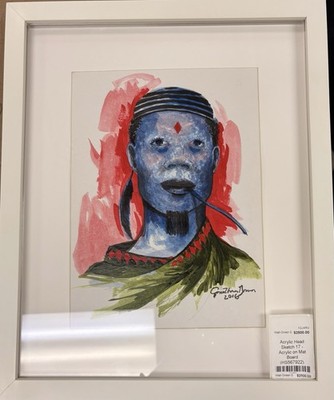 Jonathan Green Original art work  framed. From Porgy and Bess Costume Studies