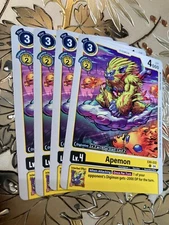 Digimon Card Game Playset Apemon EX8-032 C Chain of Liberation