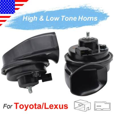 XUKEY Snail Horn Waterproof Dual Pitch For Lexus CT IS ES GS LS RX GX 110-125db