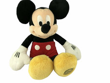 DISNEY Mickey Mouse Plush Toy Stuffed Animal Red Shorts Yellow Shoes White Glove