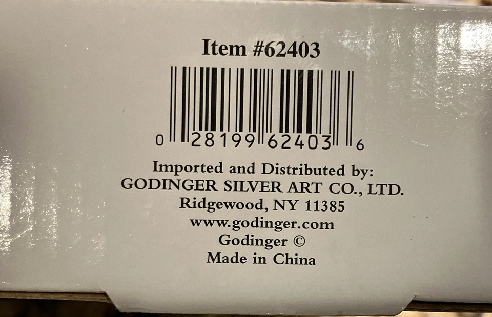 New Godinger White Porcelain “Bless This Home” Bread Tray 11 5/8 x 7 3/4 #62403 - Image 4 of 4