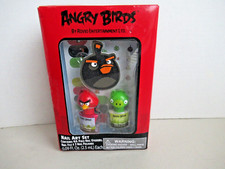 Rovio ANGRY BIRDS 47pc Nail Art Gift Set 44 STICKERS FILE POLISH Box shows wear