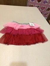 NWT Girls Pink/Red Skirt Size 4/5