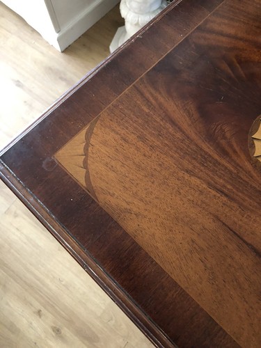 Edwardian Inlaid Mahogany Revolving Bookcase - Picture 16 of 18
