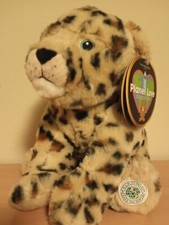 FAO Schwarz Realistic Cheetah Leopard Cub Plush 11  Stuffed Animal Soft 2018