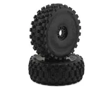 Pro-Line Badlands MX Pre-Mounted 1/8 Buggy Tires Black M2 w/Velocity V2 Wheels