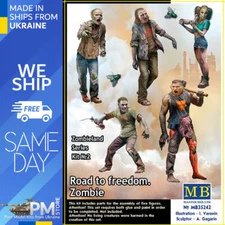 Master Box 35242 1/35 Zombieland Series, Kit No. 2. Road to freedom. Zombie