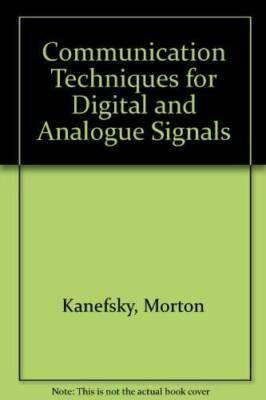 Communication techniques for digital and analog signals - Hardcover - GOOD