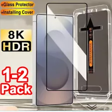 Full Cover Tempered Glass For Samsung S25 S24 Ultra S23 S22 S21 Screen Protector