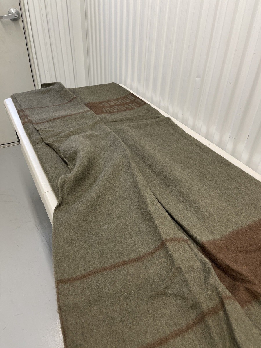 Genuine Vintage West German Army “Bundes- Eigentum” Wool Blanket