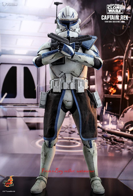 Perfect HotToys 1/6 Tms018 Star Wars Captain Rex In Stock New | eBay
