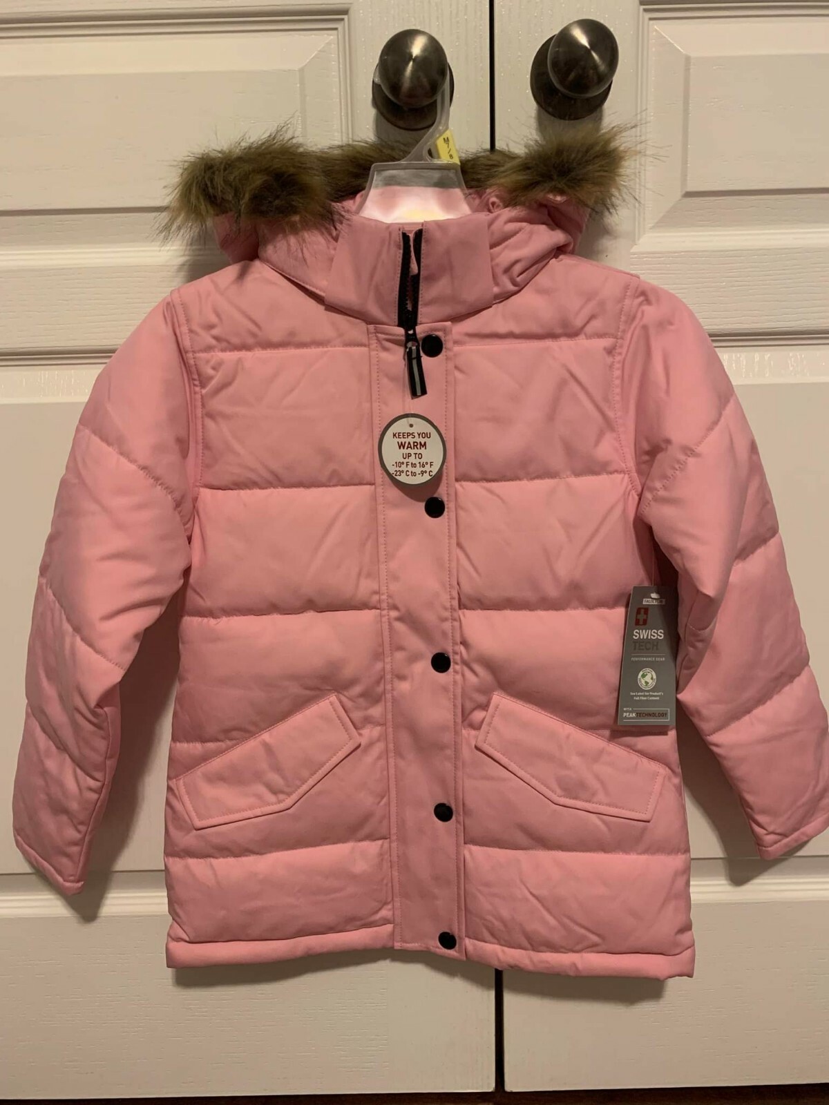 Swiss Tech Puffer Parka Winter Jacket 