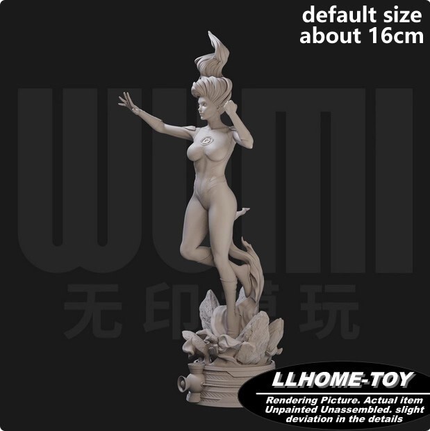Anime Superhero Green Lantern Jessica Cruz Resin 3D Print GK Figure DIY Model