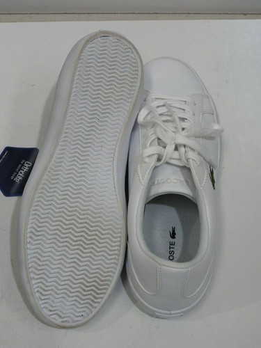 Lacoste Men's Lerond BL 1 CMA Leather Trainers, White - 8 US - Picture 3 of 4