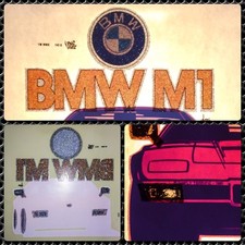 LAST1 NOS vTg 70s BMW M1 e 26 24 28 m5 m6 m12 635csi Lamborghini t-shirt iron-on