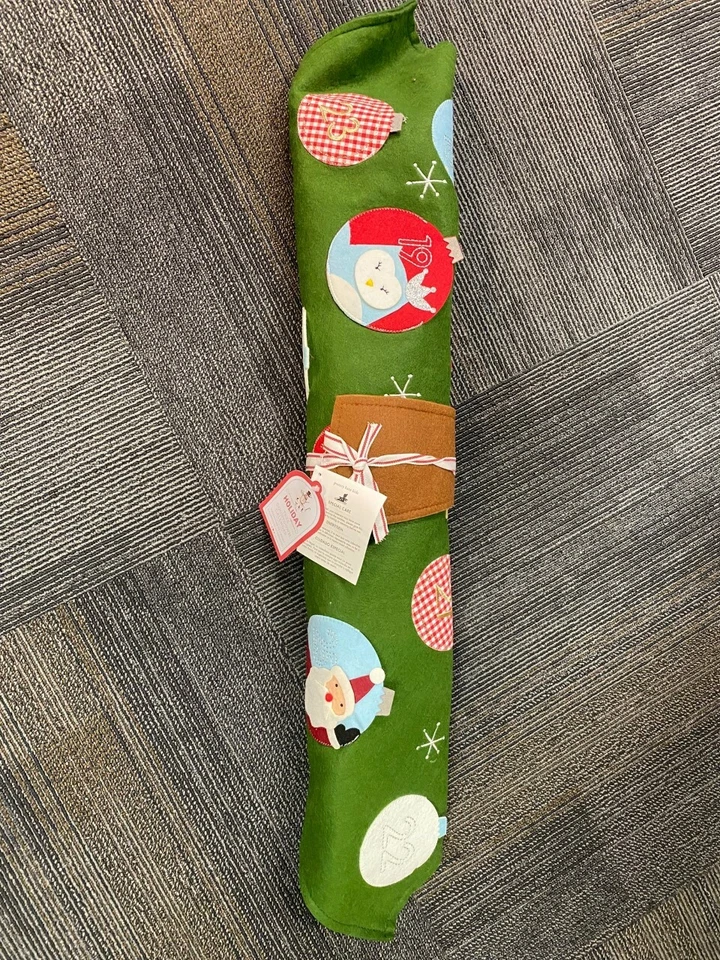 RARE NEW Pottery Barn Kids Fabric Christmas Tree Advent Calendar 64" - NO MONO - Image 2 of 4