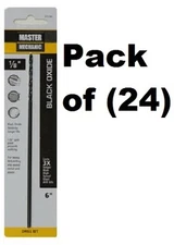 (24) Disston 571141 1/8" x 6" Extra Length High Speed Steel Drill Bit 