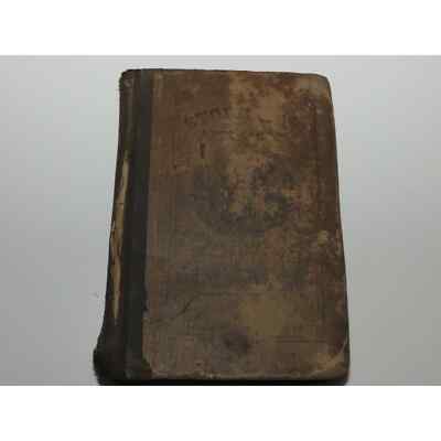 Antique 1849 Stoddard's New Intellectual Arithmetic School Book