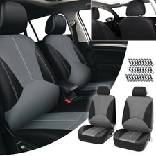 Pu Leather Car Seat Covers Fit For For Jeep Liberty 2002-2012 - 2pcs Front Seats
