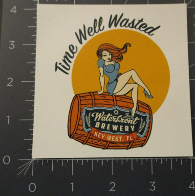WATERFRONT BREWERY Key West Florida well wstd STICKER decal craft beer brewing