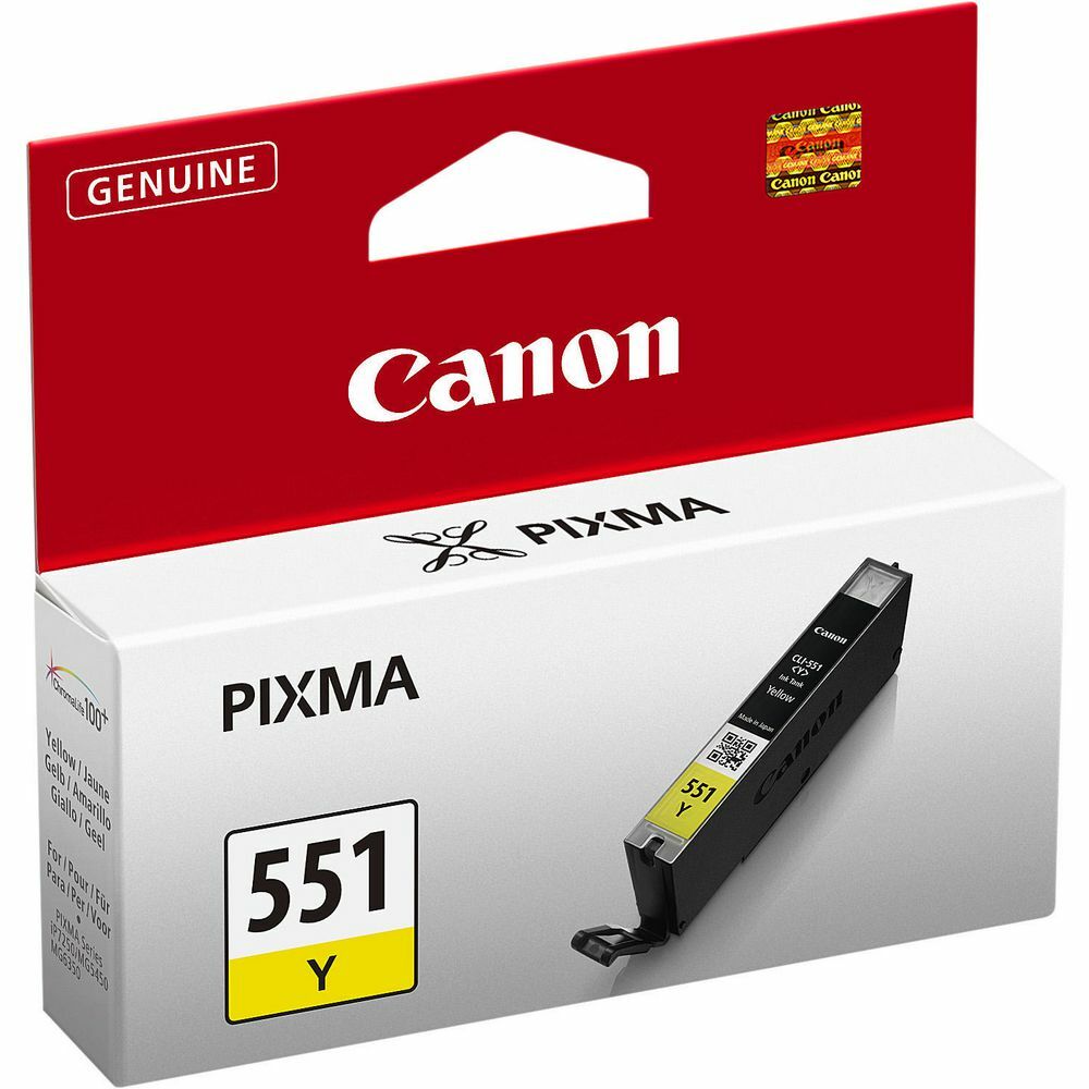 Genuine Canon PGI-550 & CLI-551 Ink Cartridges CMYK Set - For Pixma MG6450, IP8750 & More