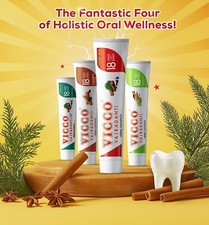 Vicco Vajradanti Natural Herbal Ayurvedic Toothpaste Gum Care  Fresh Breath 7oz