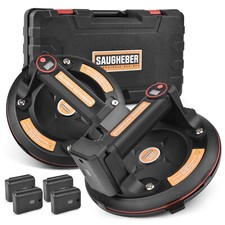 Heavy Duty Elektrischer 8" Vakuum-Glassauger Tragkraft 300KG Saugheber 2-4X Akku