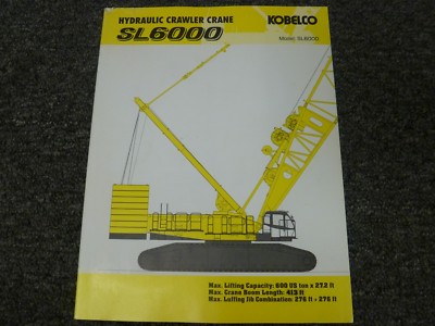 Kobelco Sl6000 Load Chart