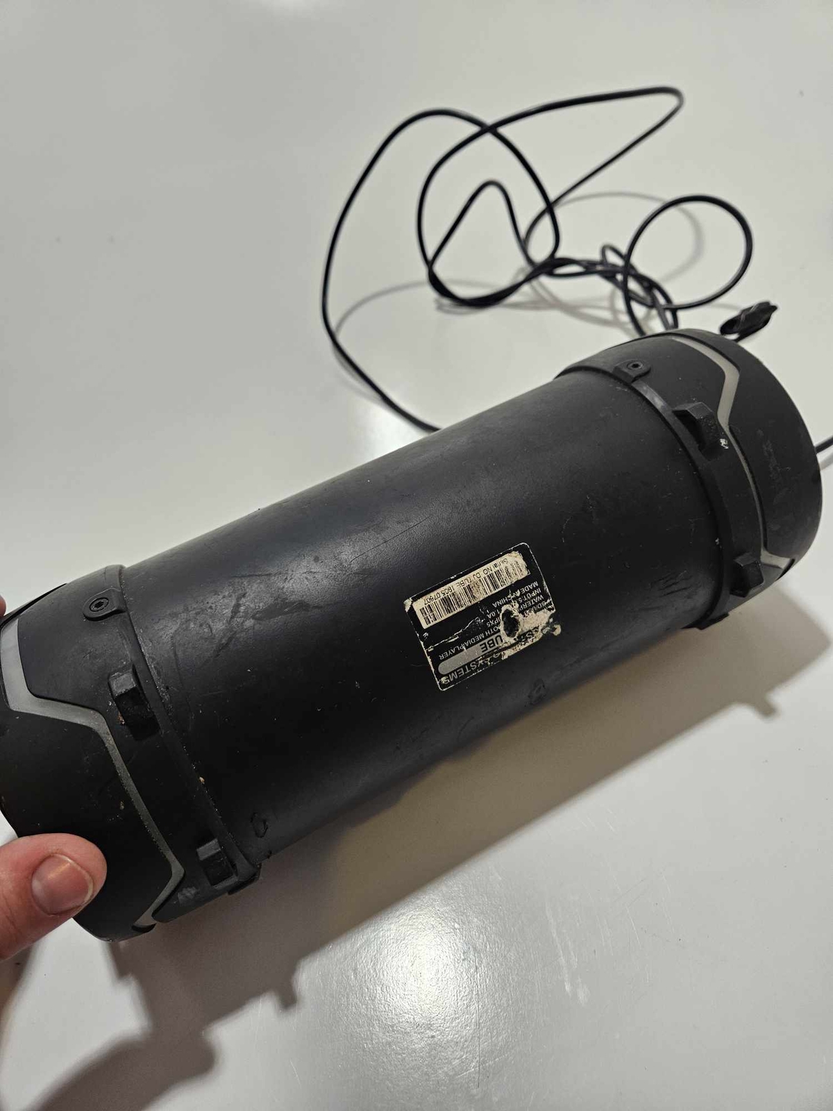 BOSS Audio Systems TUBE Weatherproof Bluetooth Speaker 11&rdquo;5 x 4.6&rdquo; w/ Charger