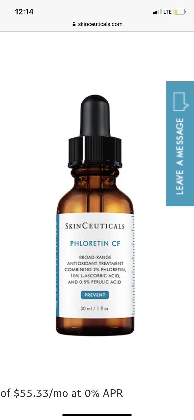skinceuticals face oil