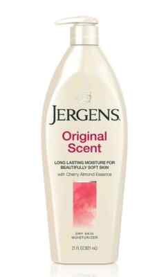 Jergens Original Scent Dry Skin Moisturizer, Cherry Almond Essence, 32 oz