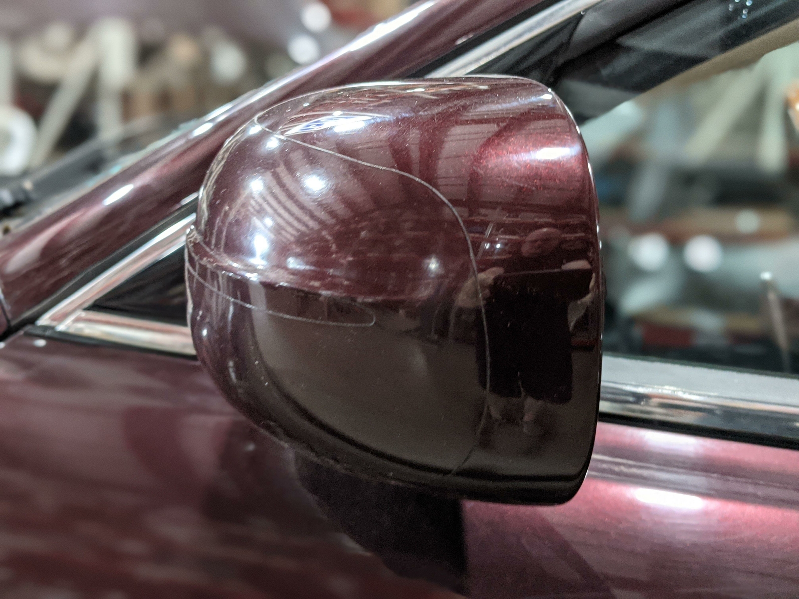 2006 Maserati Quattroporte Sedan Oem Red Driver Left Door Mirror Power Assembly