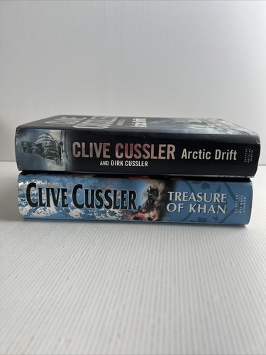 2 x Clive Cussler Thriller Hardcover Books A Dirk Pitt Adventure Novel Free Post - Picture 3 of 6