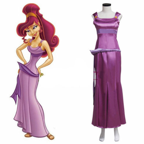 Princess Megara Hercules Wife Meg Dress Cosplay Costume Custom Made#