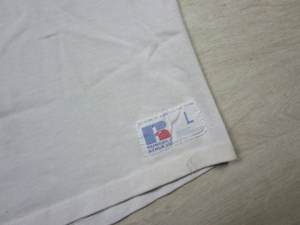 Vtg 80s Raglan Shirt (L) Russell Athletic Eagle Inn Football Club WV Wheeling - Image 4 of 4