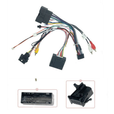 For Ford Kuga Focus Edge Explorer Car 16 Pin Audio Power Wiring Harness Adapter